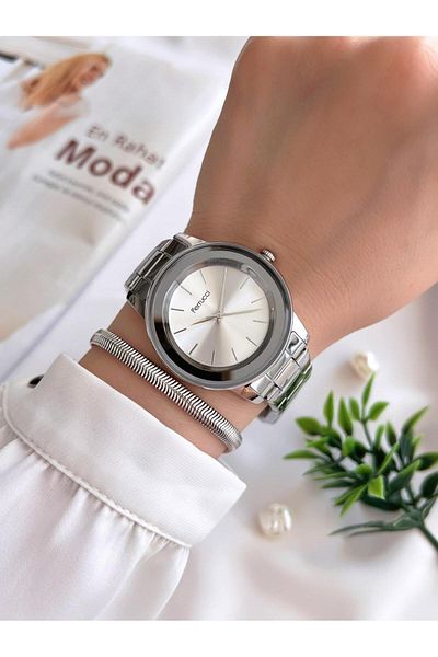 Ferrucci Women Wrist Watch+Bracelet Special Series Steel Cord Blackening Color Does Not Throw Vs.Blkt.0352