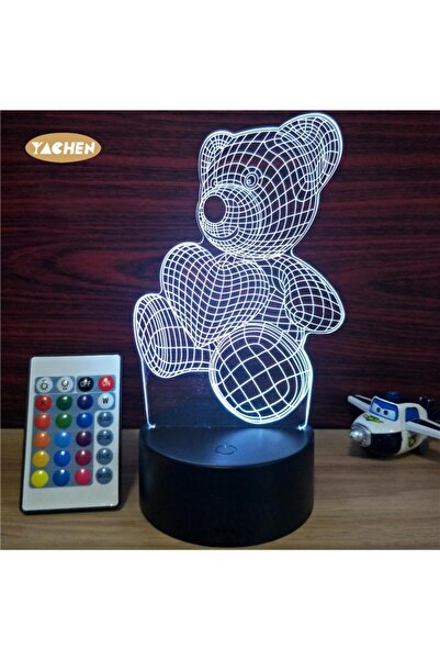 ALPACO Lampă de noapte 3D multicoloră