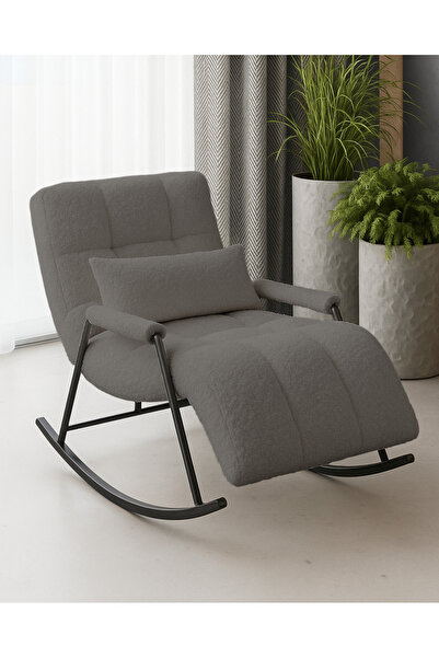 Velura Home & Living Coco Sallanan Berjer & Tv Koltuğu & Dinlenme & Okuma & Emzirme Koltuğu