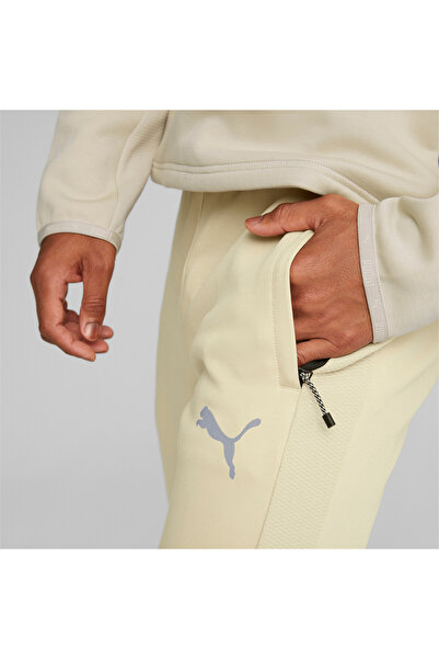 Puma Mens EVOSTRIPE Pants Sports Sweatpants - Beige