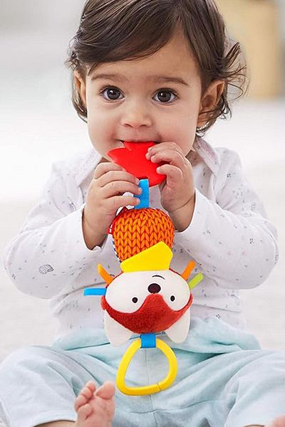 Skip Hop Bandana Buddies Baby Toy Fox with Strap