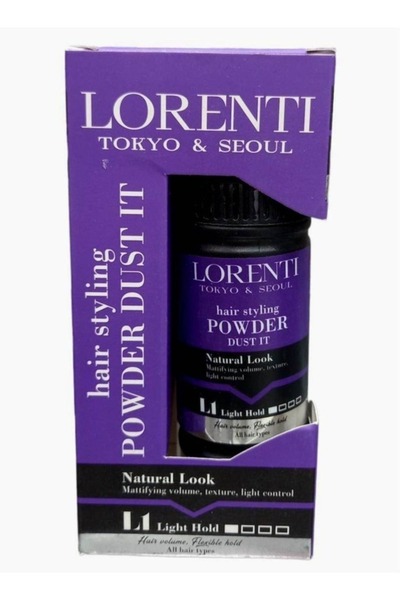 LORENTİ بودرة لورينتي لتصفيف الشعر – 20 جم | كثافة، نعومة، وتحفيز لنمو الشعر ...