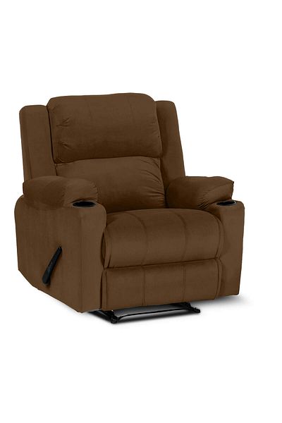Lazy Vibes Zenrest Luxury Rocking & Swivel Recliner Chair with Cup Holder | Your Comfort Unlimited