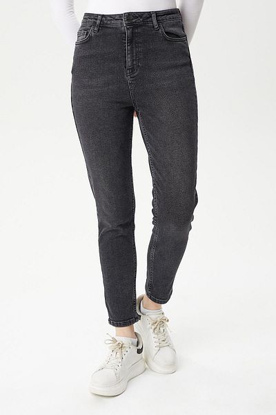 Twister Jeans Mila 9444-06 Antracite Lycra Recovery Fabric Slim Fit Women's Jeans Smoked