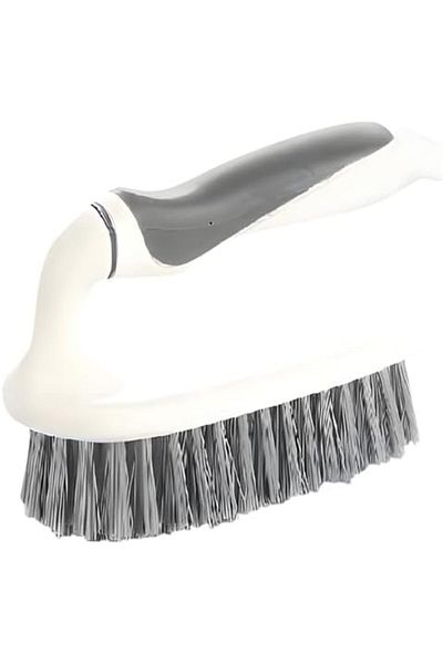 Bisbell Grey Force Premium Scrub Brush, Ergonomic Grip,BB2122