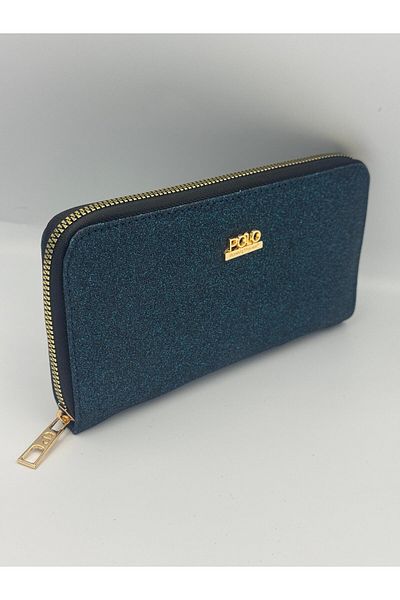 KIRASE Davidpolo Printed Silvery Leather Stylish Mega Size Women's Wallet