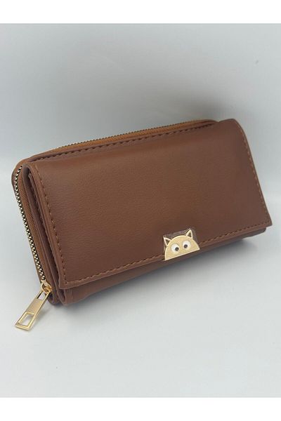 KIRASE Stylish and Multi-Pocket Quality Large Size Wallet with Cat Detail in New Colors