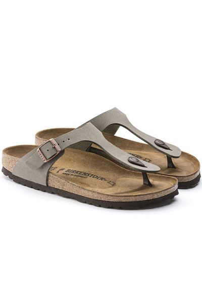 Birkenstock Gizeh Bf Γυναικείες Μπεζ παντόφλες καθημερινού στυλ 043391-972