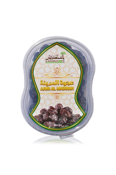 Al Muhammadiyoon تمر عجوة فاخر من المدينة المنورة - ٢٥٠ غرام
