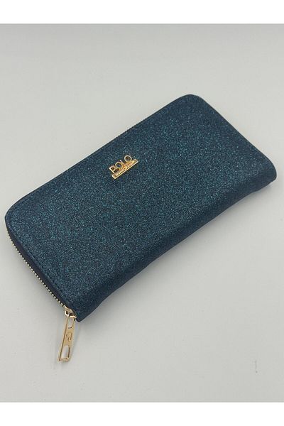 KIRASE Davidpolo Printed Silvery Leather Stylish Mega Size Women's Wallet