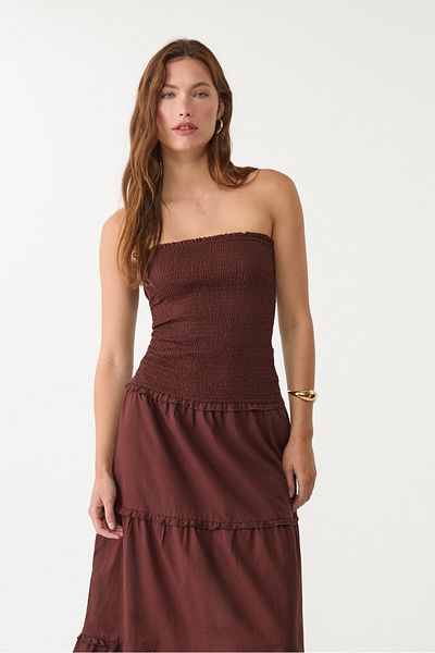 Stradivarius Flowing midi dress