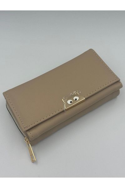 KIRASE Stylish and Multi-Pocket Quality Large Size Wallet with Cat Detail in New Colors
