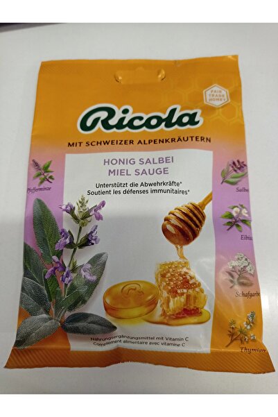 Ricola ميتس شفايتزر ألبنكراوترن هونيج سالبي ميل سوج 75 جرام