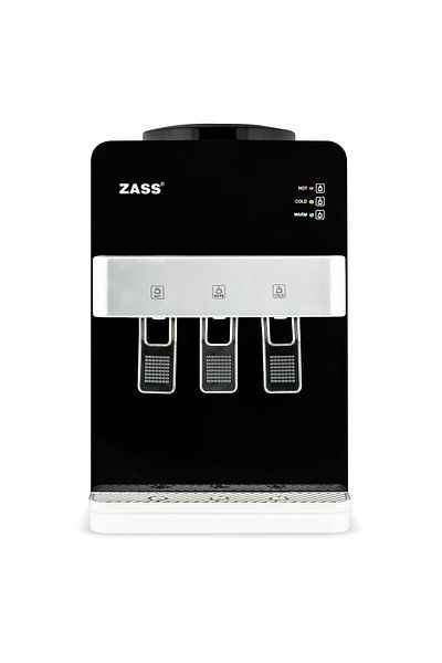 Zass Office Water Dispenser, Ztwd 14c With Compressor, Heating Power 550w, Cooling Power 90w, Black