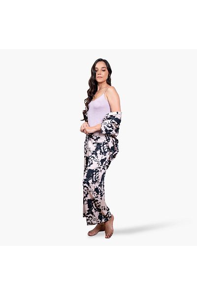 Aadaraya Aadaraya Floral Print Pyjama Set
