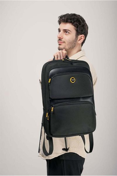 ÇÇS Black Large Volume Laptop & Travel Backpack 51850
