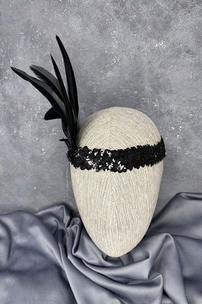 Hayalperest boncuk Feathered Fadel Bridal Henna Crown