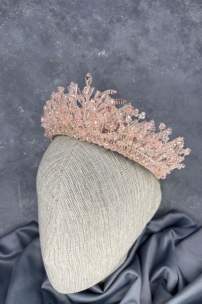 Hayalperest boncuk Livan Beaded Bridal Henna Crown Hair Accessory