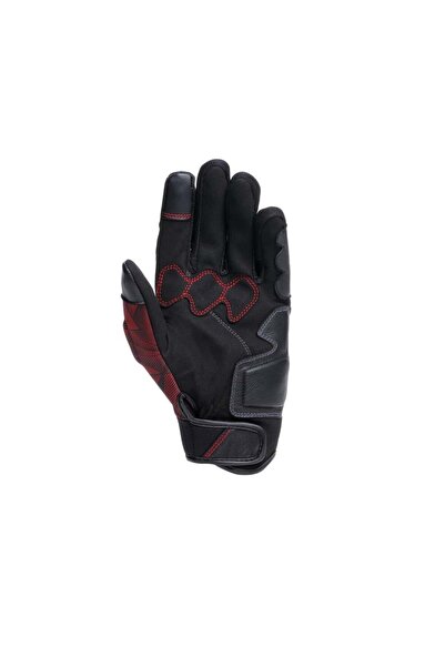 Dainese Ermex Black Red Lava Tekstil Eldiven