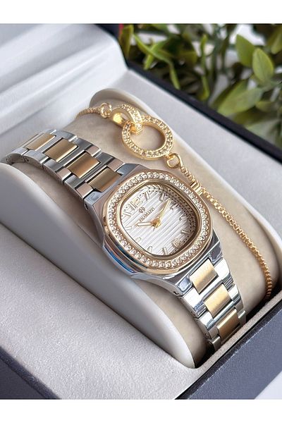 Homies Steel Women Wrist Watch in Original Box with Warranty Bracelet Gift Hmsm976P