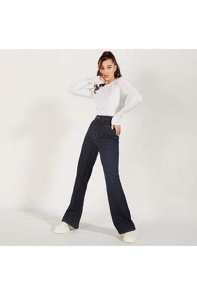 FAV Crew Neck T-shirt with Long Sleeves