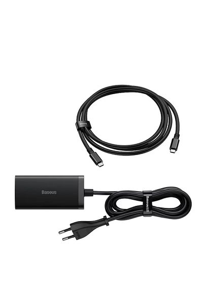 Baseus Baseus GaN 5 Pro 67W Laptop or Tablet Phone Charger HDMI 4K USB-C USB-A - Black