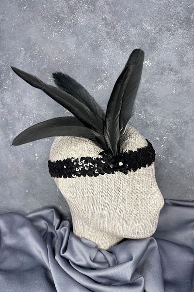 Hayalperest boncuk Feathered Fadel Bridal Henna Crown