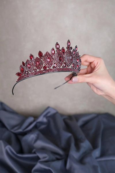 Hayalperest boncuk Hera Shuttle Stone Bridal Henna Crown