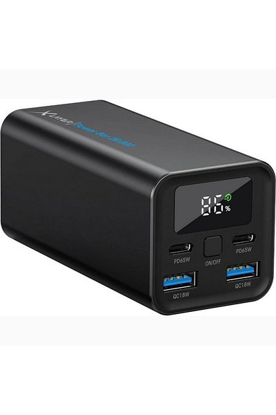 icover Baterie externa 20000 mAh XLayer PowerBar, USB-C PD 65W, 2x USB-C PD si 2 x USB-A QuickCharge 18W