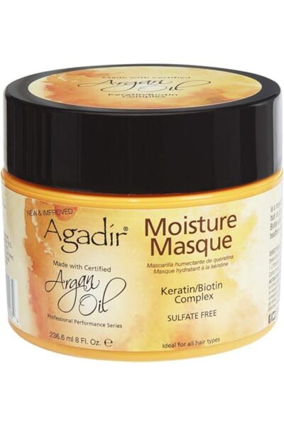 Agadir قناع الشعر بزيت الأرغان والكيراتين والبروتين، مضاد لتلاشي اللون