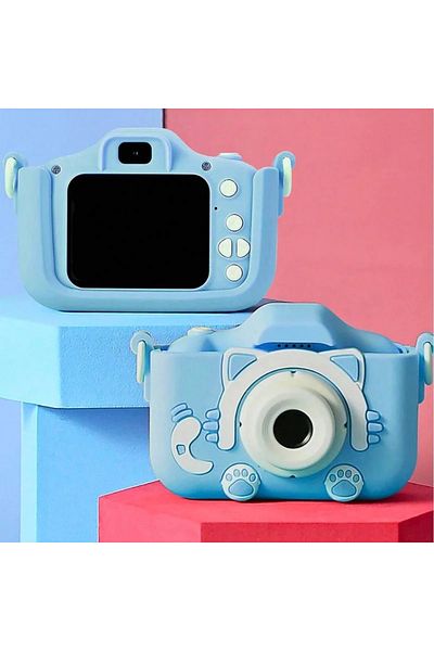 OEM Smart Fun HD children's camera blue, HD resolution, Includes 64 GB SD card