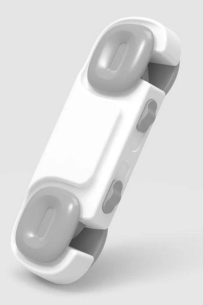 playsafe White Bidirectional Double Door Cabinet Lock