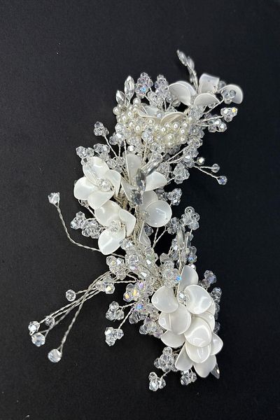 Hayalperest boncuk Intense Embroidered Asia Side Buckle Accessory Bridal Crown