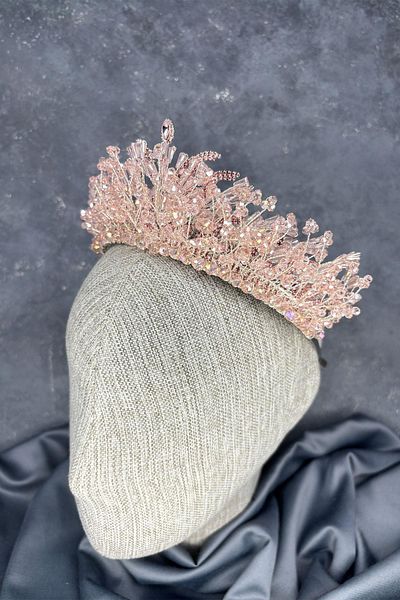 Hayalperest boncuk Powder Livan Beaded Bridal Henna Crown Hair Accessory