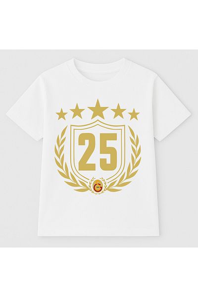 Outdoor One Unisex T-Shirt 25Th Anniversary Yellow Printed Crew Neck Short Sleeve T-Shirt