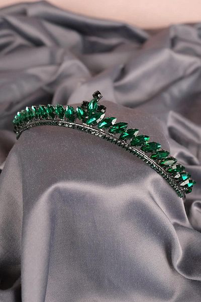 Hayalperest boncuk Thin Shuttle Stone Bridal Henna Crown