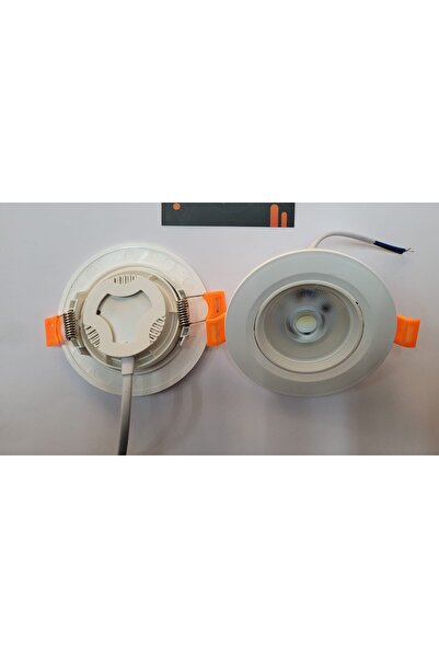 SELDUR 5 Watt Cob Ledli Beyaz Kasa Beyaz Işık Spot 2 Li Paket