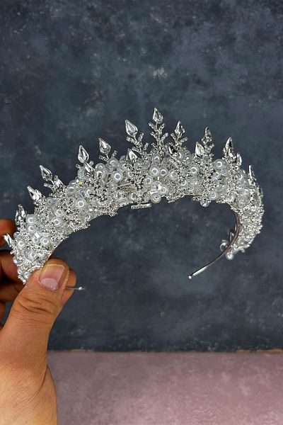 Hayalperest boncuk Ala Beaded Design Bridal Henna Crown