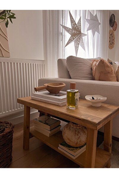 Özçelik Lambiri Ahşap yan sehpa