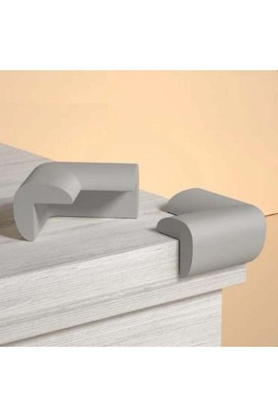 playsafe 4-Piece Jumbo V-Type Gray Corner Protector