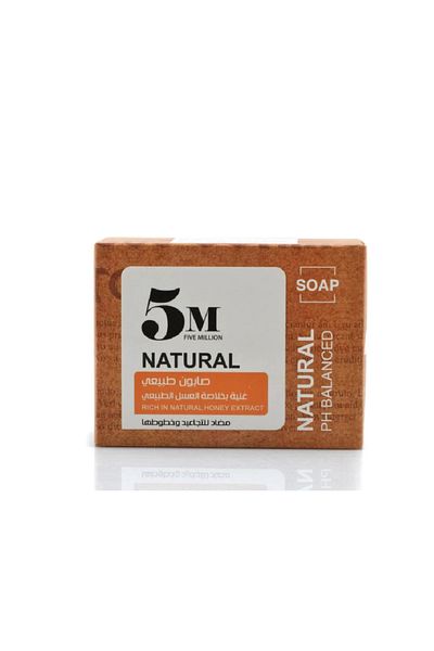 Million 5 Million Natural Soap Enriched with Natural Honey Extract, Anti-Wrinkle and Fine Lines, 125g