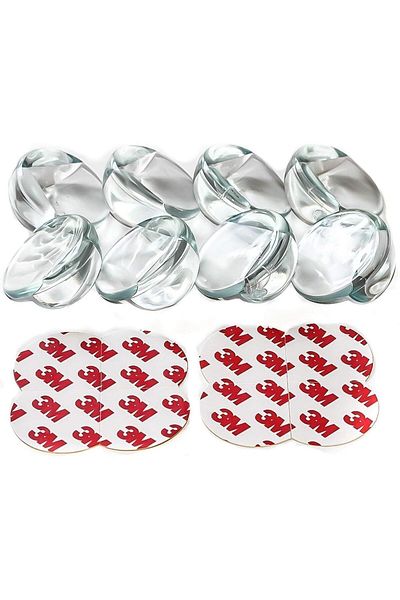 AGUBUGU 4-Piece Silicone Transparent Corner Protector