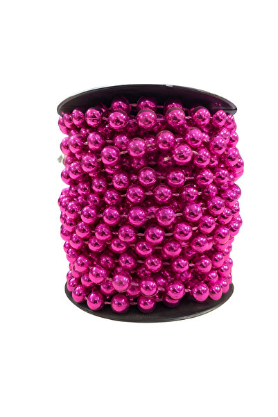 EleganTShoP Perle din plastic rotunde, fără găuri, în rând, 8 mm, 9 metri