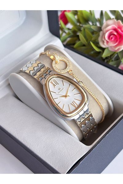 Homies Steel Women's Wristwatch Watch in Original Box with Warranty Bracelet Gift Hmsj765D