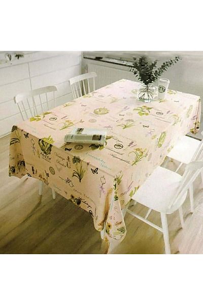PUFO Față de masă din pânză de mușchi Little Lavender, 120 x 140 cm