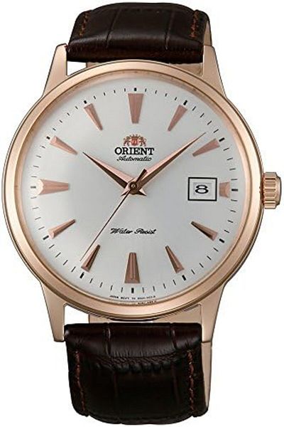 Orient FAC00002W0 Bambino Classic Analogue Automatic Watch for Men, 40.5 mm Case Size, Brown