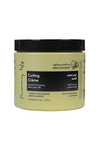 Sunny Isle كريم كيرلي للشعر زبدة الشيا وجوز الهند من ساني ايل 473 مل