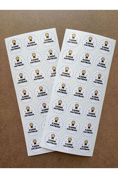 hdsticker 42 Pcs Report Card Souvenir Sticker Good Holidays Teacher Label Graduation Keepsake School Gift 3cm 8