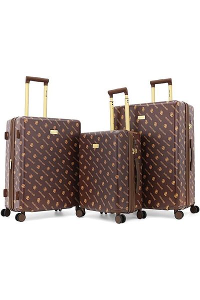 Roberto Cavalli Double Spinner Luggage with Universal Combination Lock for All Taste Privacy.