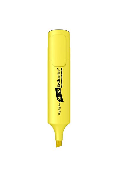 Scrikss Highlighter Pastel Yellow 12 Pack Sh712